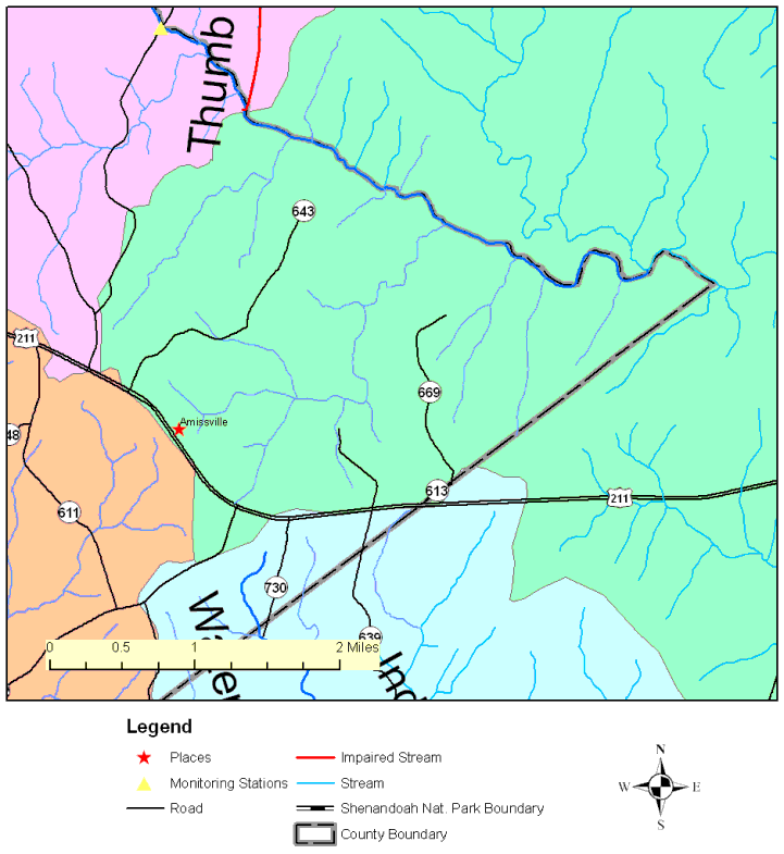 Overview map- Rappahannock-Carter Run